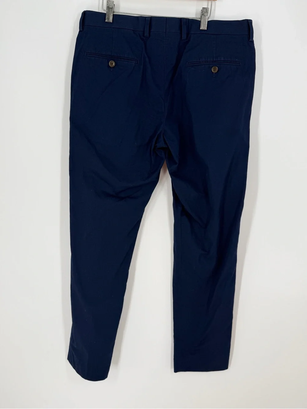 J.Crew Ludlow Slim Men’s Navy Cotton Dress Pants Chinos 32x32 Tailored Classic